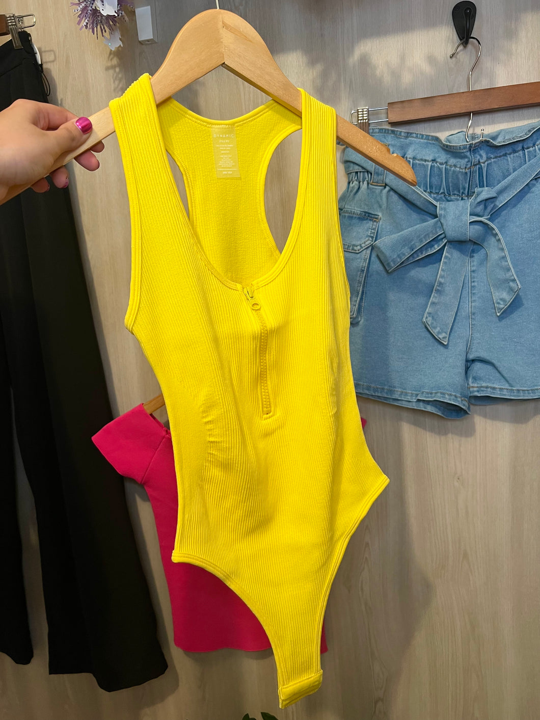 Yellow Bodysuit