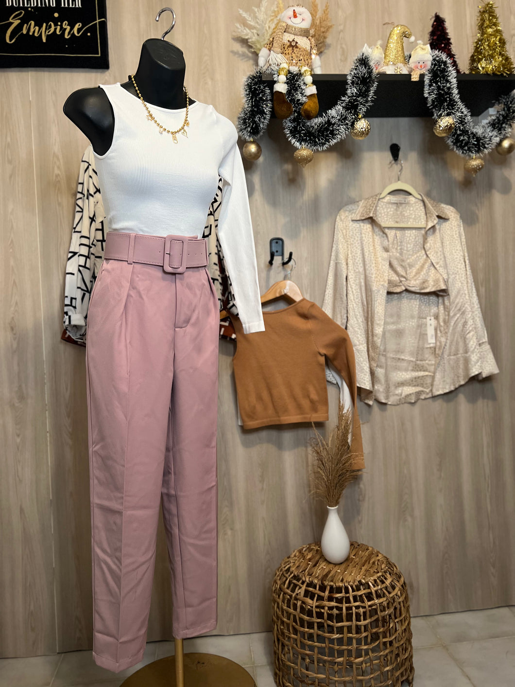 White One Shoulder Basic