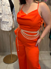 Cargar imagen en el visor de la galería, Orange/Red Jumpsuit
